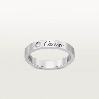 [LORA] LOVE RING 4MM 1 DIAMOND