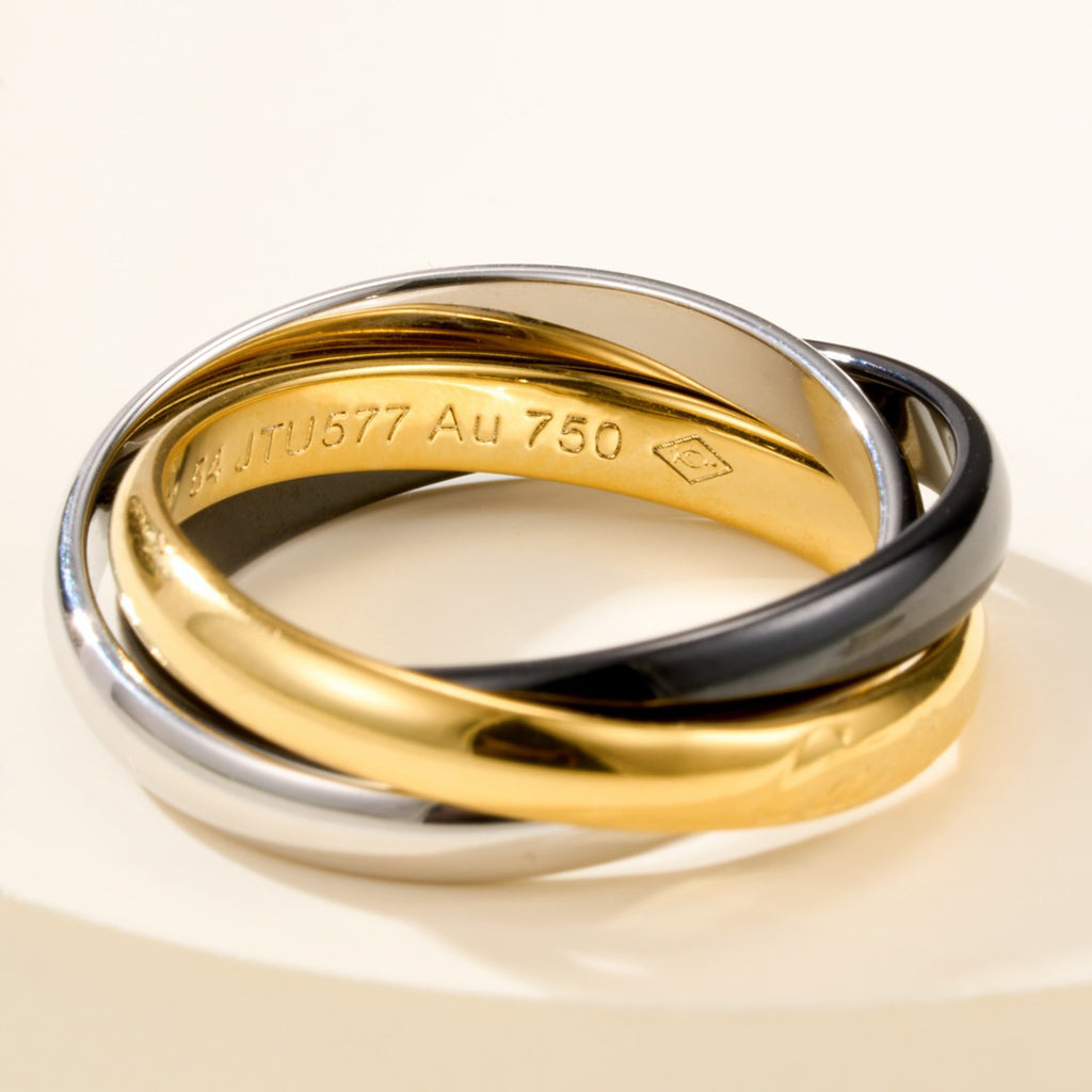 [LORA] TRINITY 3.2MM RING BLACK CERAMIC