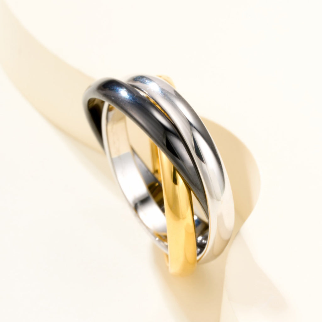 [LORA] TRINITY 3.2MM RING BLACK CERAMIC