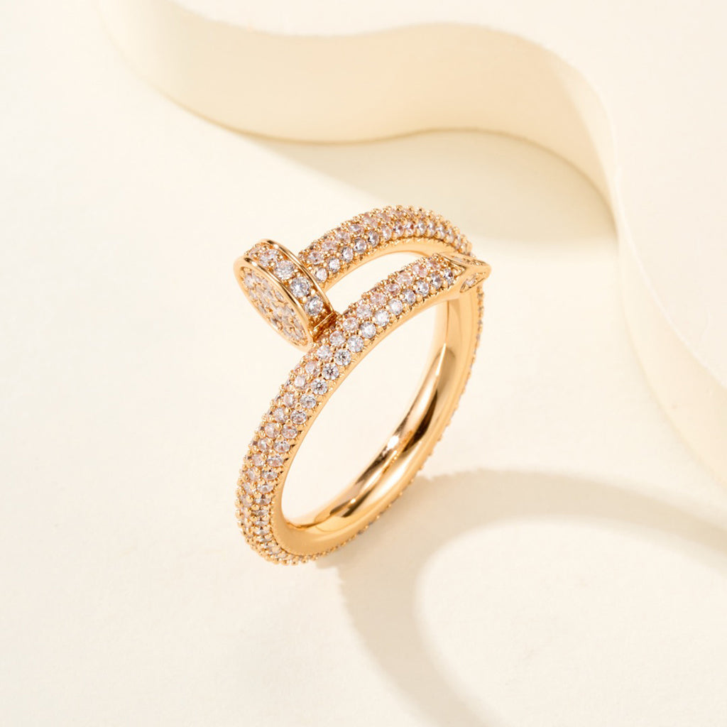 [LORA] JUSTE RING 2.6MM FULL DIAMOND