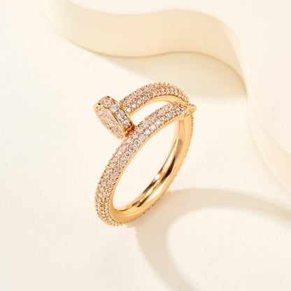 [LORA] JUSTE RING 2.6MM FULL DIAMOND