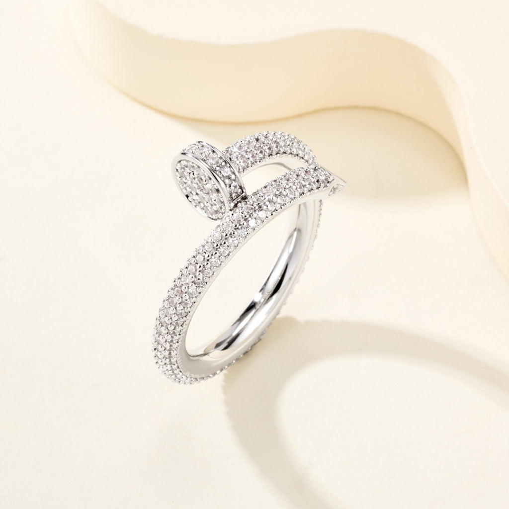 [LORA] JUSTE RING 2.6MM FULL DIAMOND