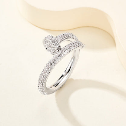 [LORA] JUSTE RING 2.6MM FULL DIAMOND