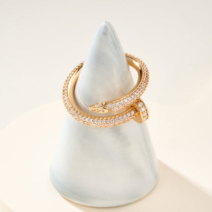 [LORA] JUSTE RING 2.6MM FULL DIAMOND