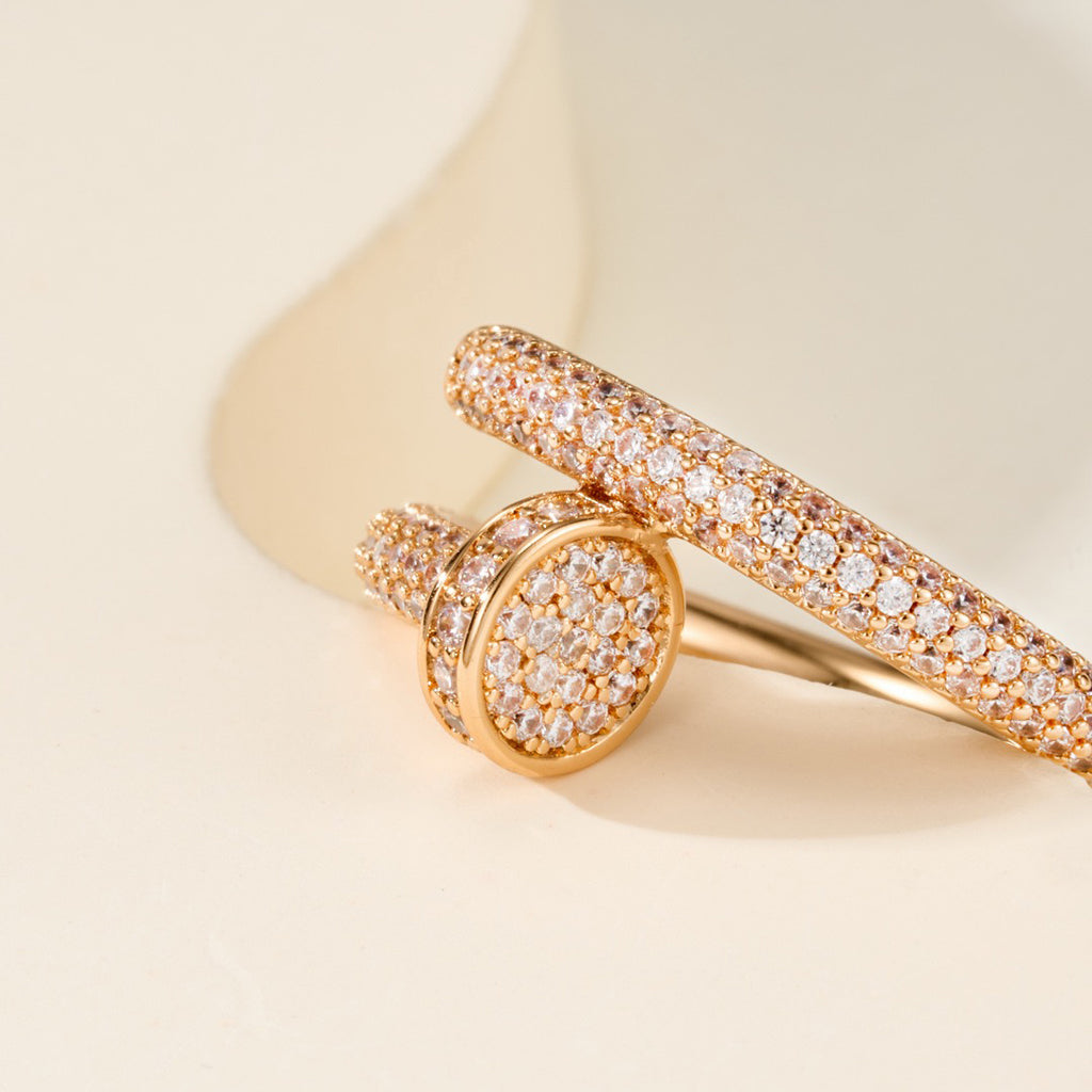 [LORA] JUSTE RING 2.6MM FULL DIAMOND