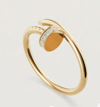 [LORA] JUSTE 1.8MM HALF DIAMOND RING
