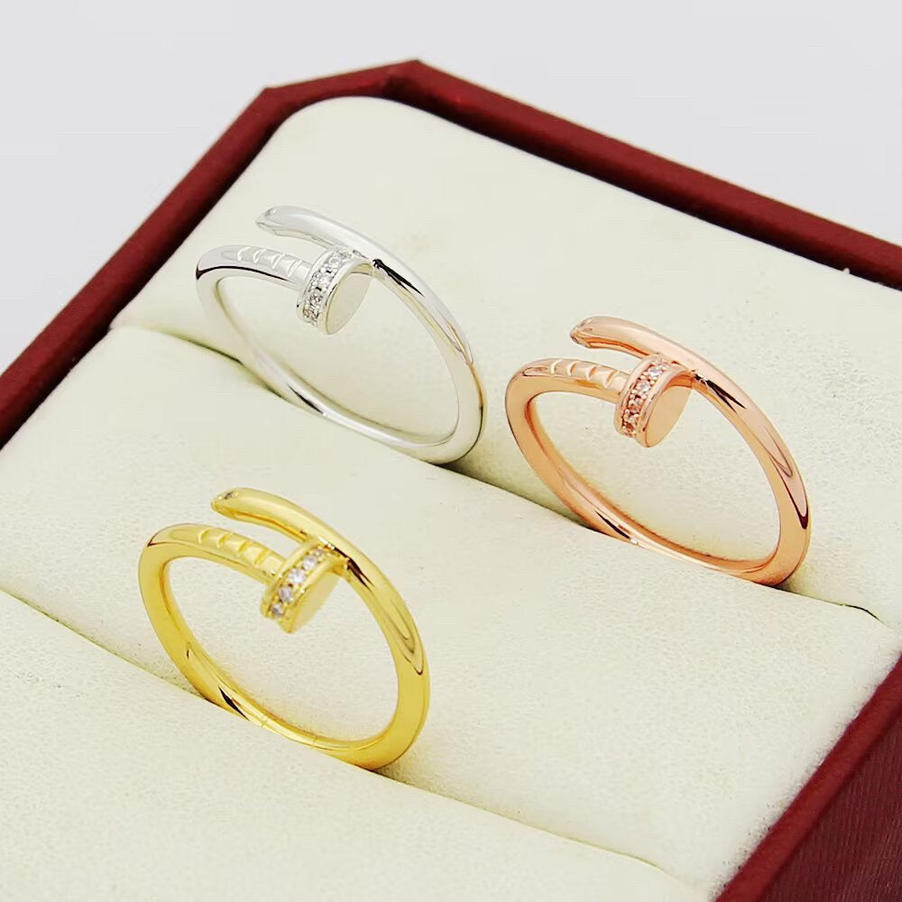 [LORA] JUSTE 1.8MM HALF DIAMOND RING