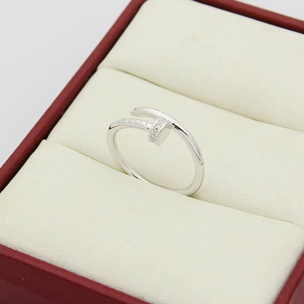 [LORA] JUSTE 1.8MM HALF DIAMOND RING