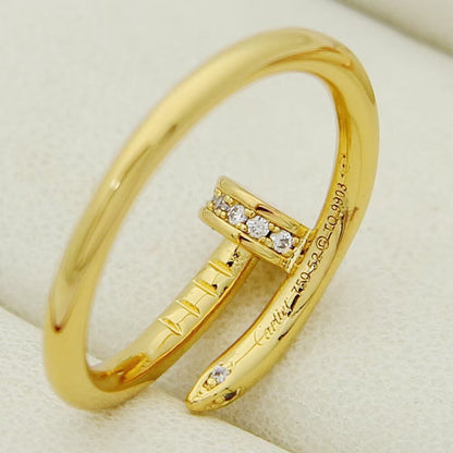 [LORA] JUSTE 1.8MM HALF DIAMOND RING