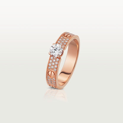 [LORA] LOVE RING 3.6MM 1 BIG DIAMOND FULL DIAMOND