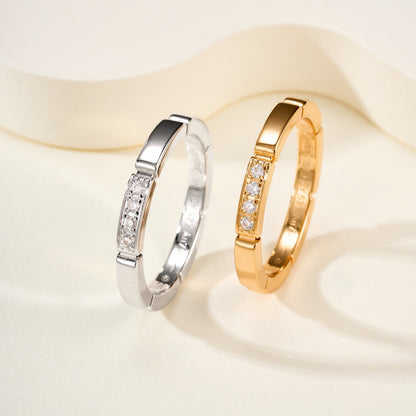 [LORA] MAILLON PANTHERE 4 DIAMOND RING