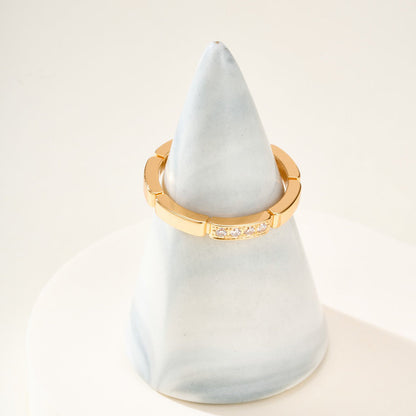 [LORA] MAILLON PANTHERE 4 DIAMOND RING