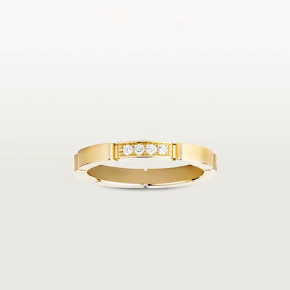 [LORA] MAILLON PANTHERE 4 DIAMOND RING