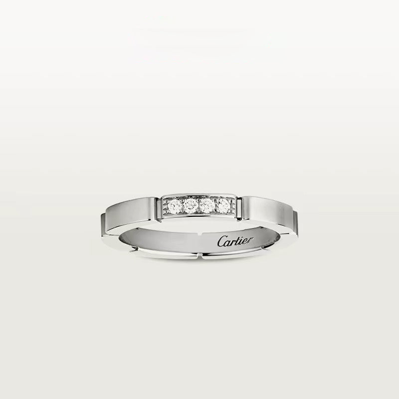 [LORA] MAILLON PANTHERE 4 DIAMOND RING