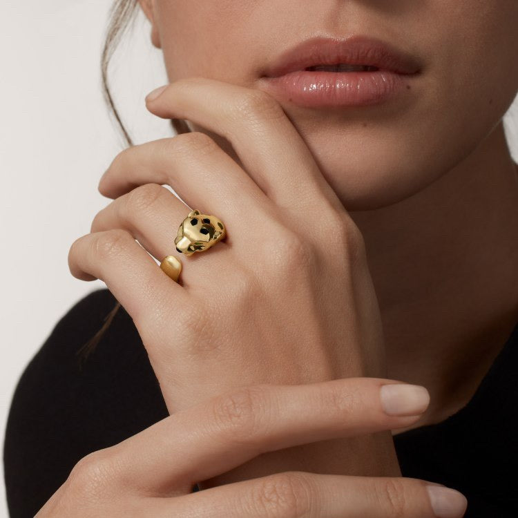 [LORA] PANTHERE SPOTTED MEDIUM RING