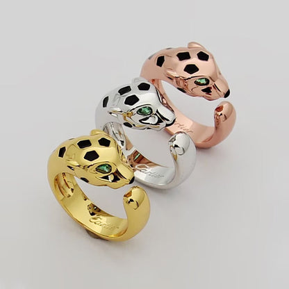 [LORA] PANTHERE SPOTTED MEDIUM RING