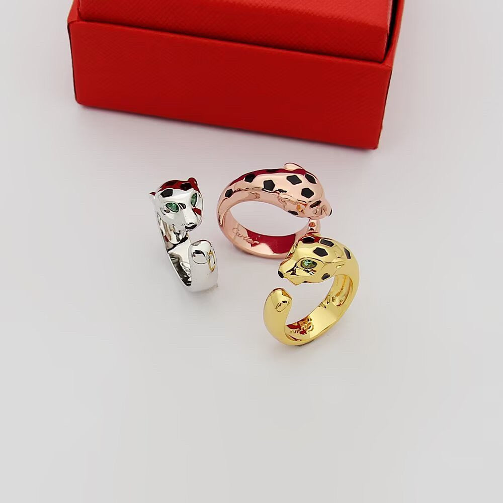 [LORA] PANTHERE SPOTTED MEDIUM RING