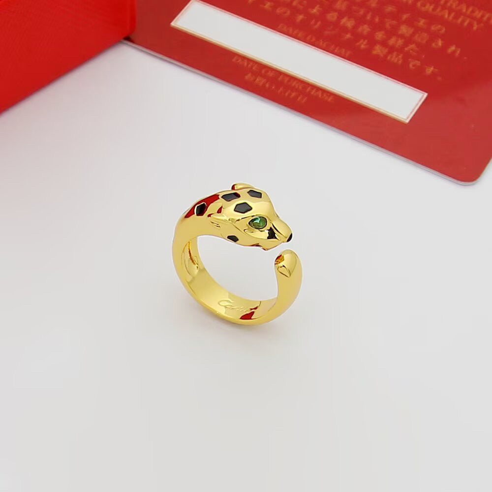 [LORA] PANTHERE SPOTTED MEDIUM RING