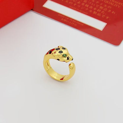 [LORA] PANTHERE SPOTTED MEDIUM RING