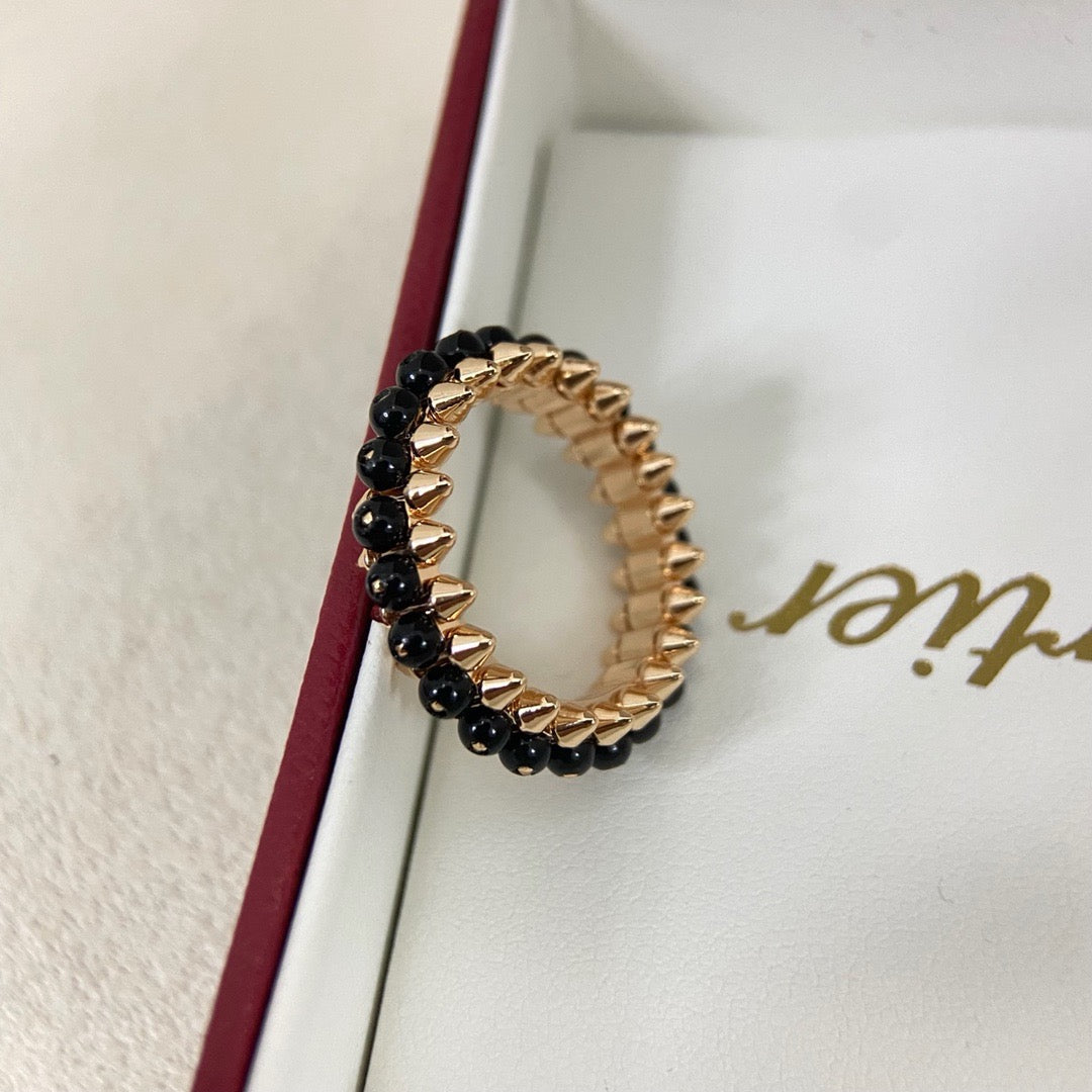 [LORA] CLASH 7.9MM AGATE CHALCEDONY RING