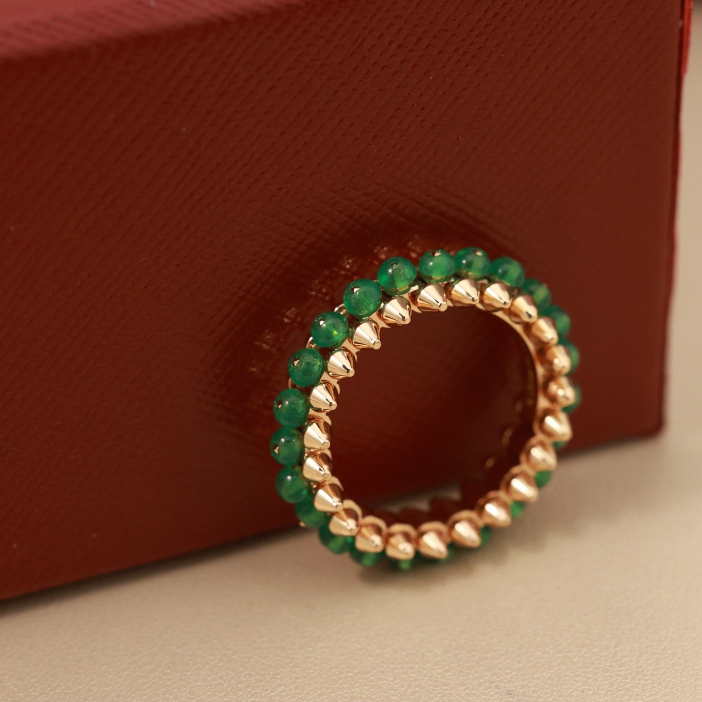[LORA] CLASH 7.9MM AGATE CHALCEDONY RING