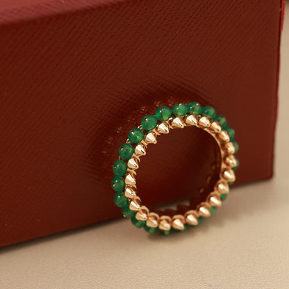 [LORA] CLASH 7.9MM AGATE CHALCEDONY RING