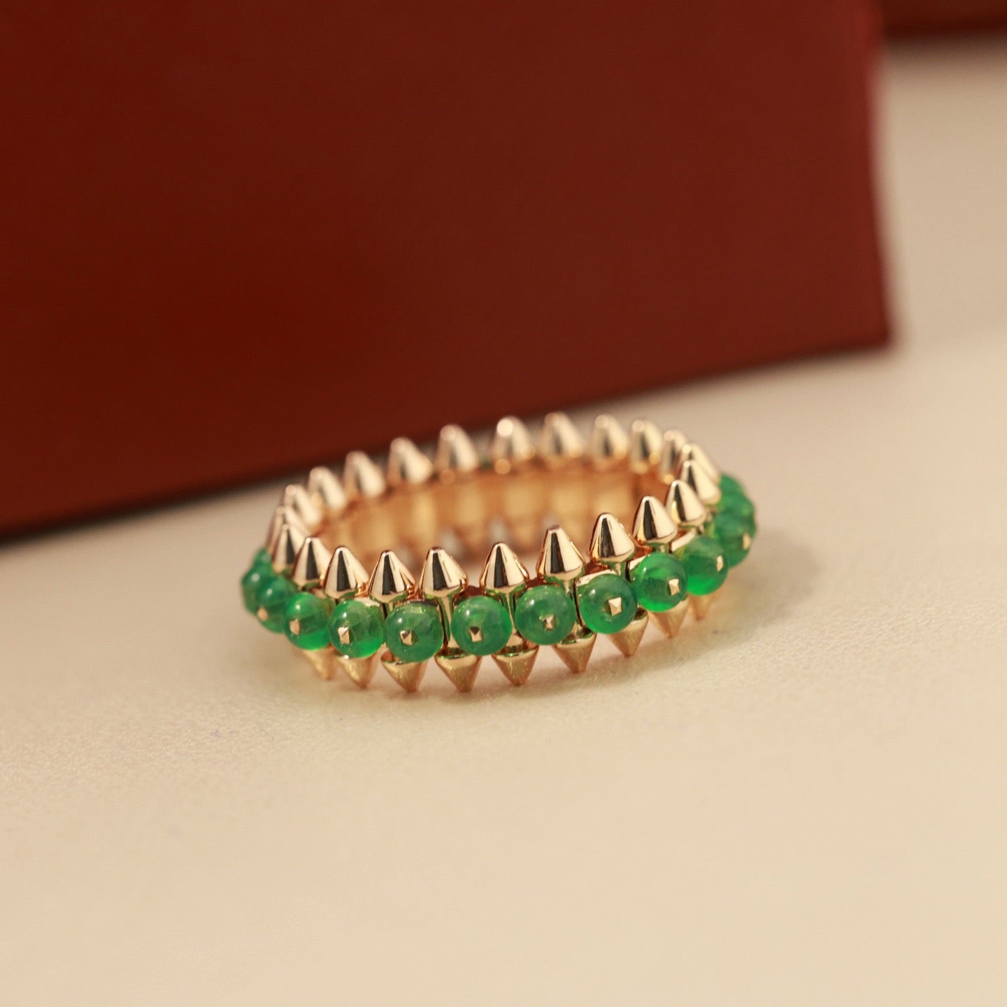 [LORA] CLASH 7.9MM AGATE CHALCEDONY RING