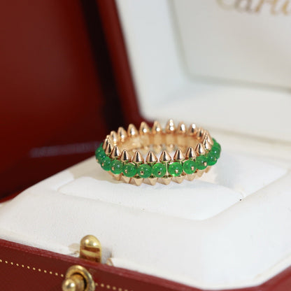 [LORA] CLASH 7.9MM AGATE CHALCEDONY RING