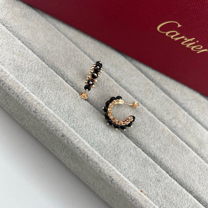 [LORA] CLASH 7.9MM AGATE CHALCEDONY EARRINGS