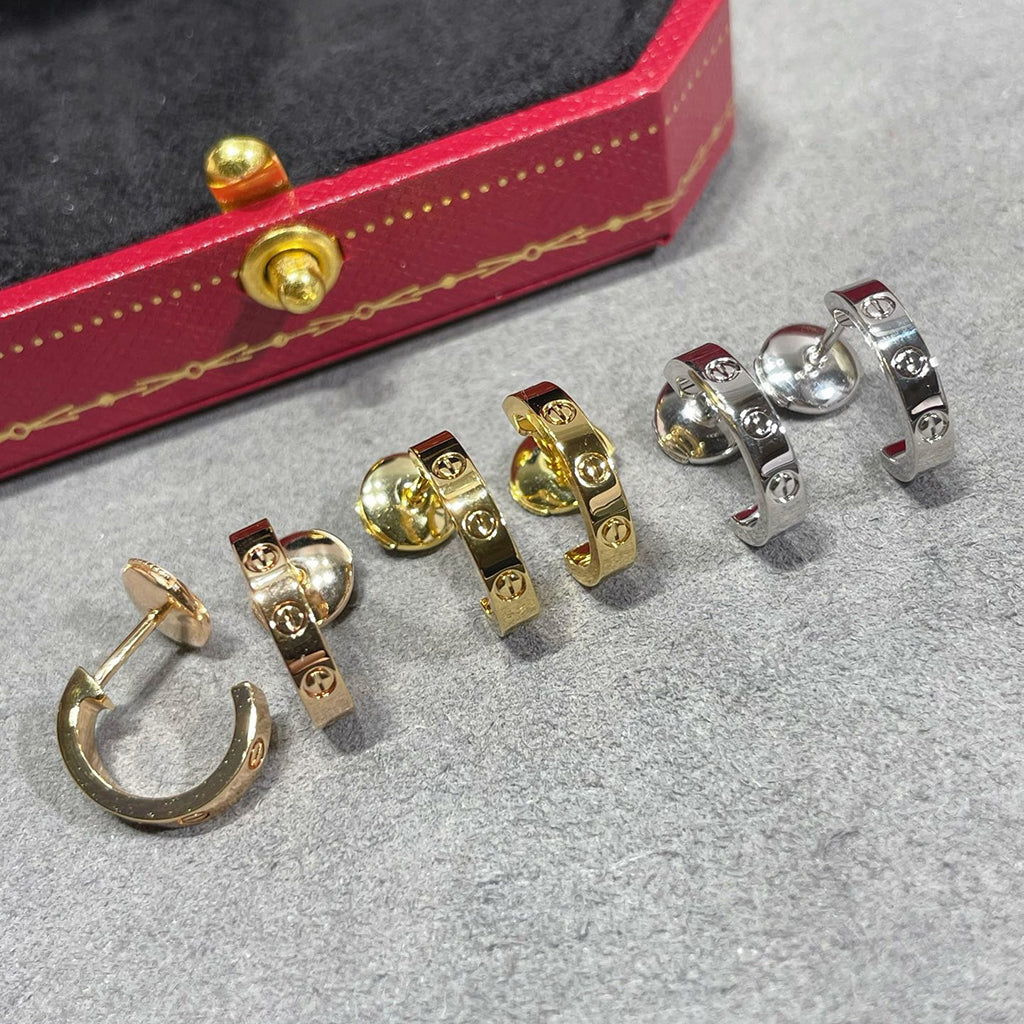 [LORA] LOVE EARRINGS 2.65 MM NO DIAMOND SMALL