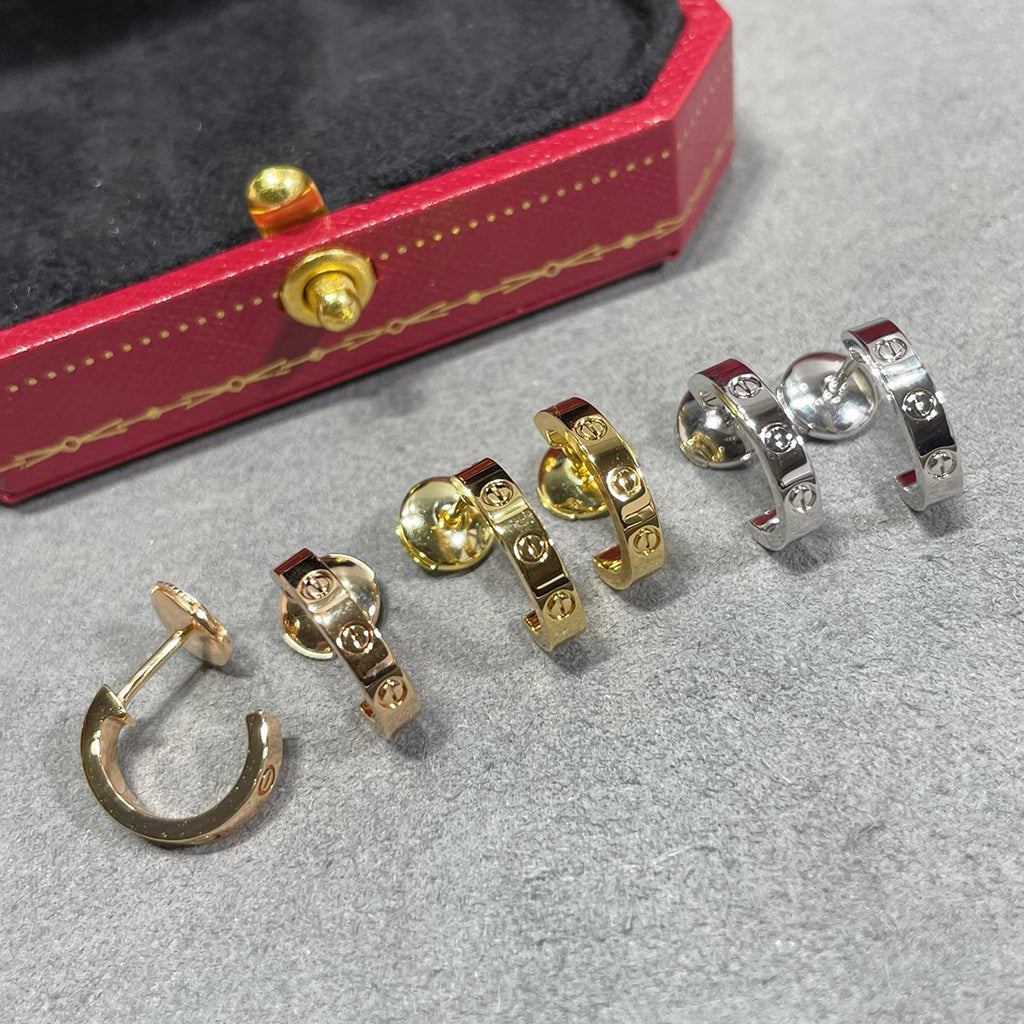 [LORA] LOVE EARRINGS 2.65 MM NO DIAMOND SMALL