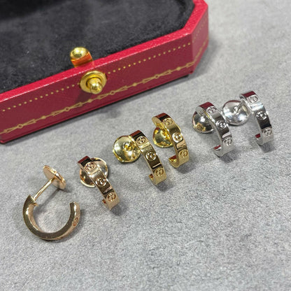 [LORA] LOVE EARRINGS 2.65 MM NO DIAMOND SMALL