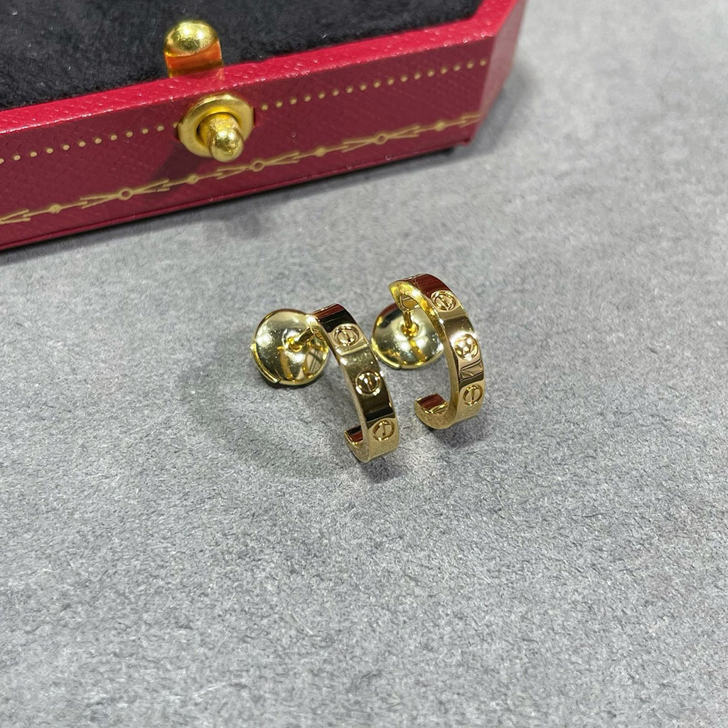 [LORA] LOVE EARRINGS 2.65 MM NO DIAMOND SMALL