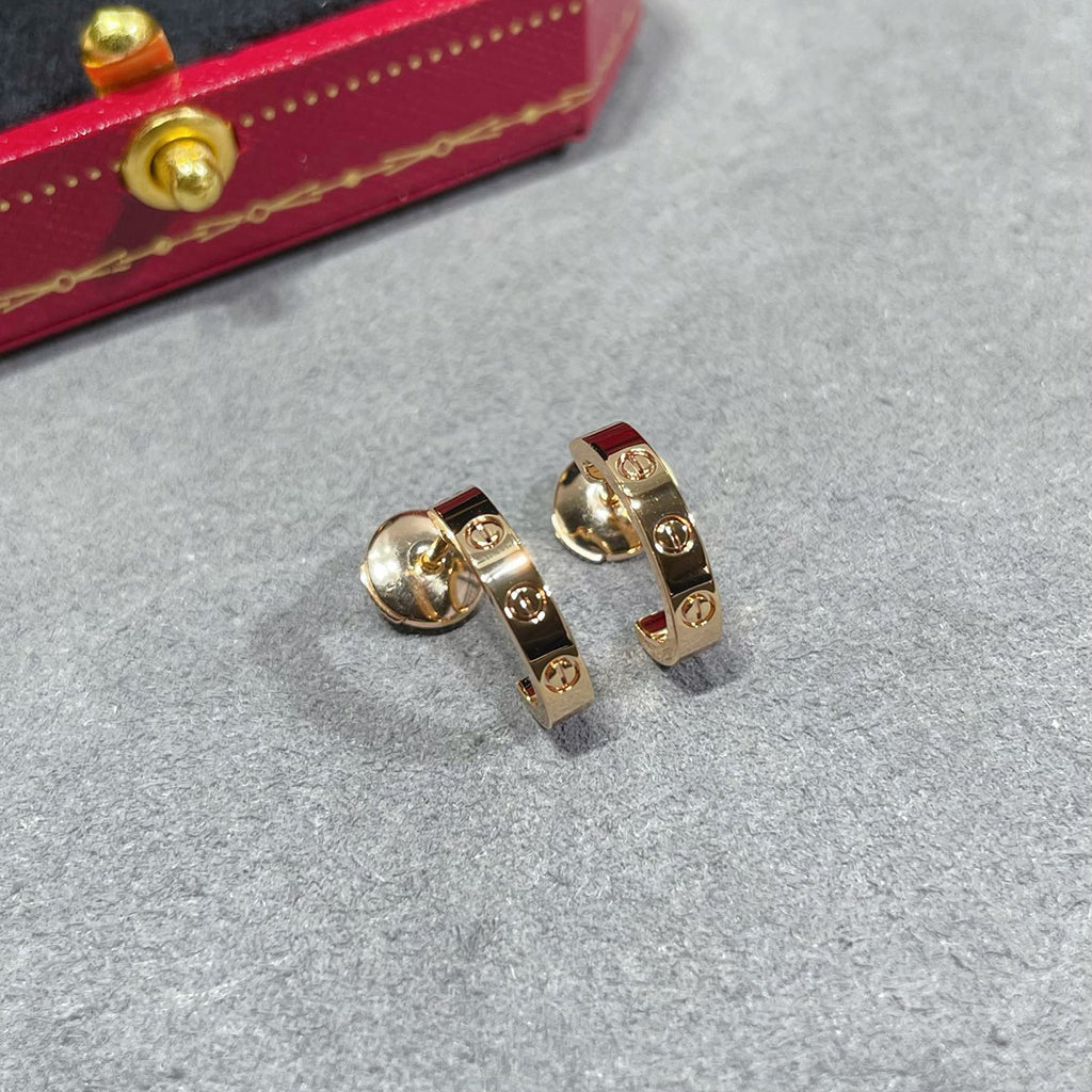 [LORA] LOVE EARRINGS 2.65 MM NO DIAMOND SMALL