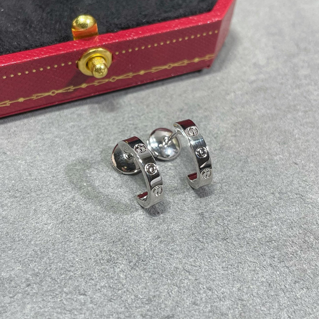 [LORA] LOVE EARRINGS 2.65 MM NO DIAMOND SMALL