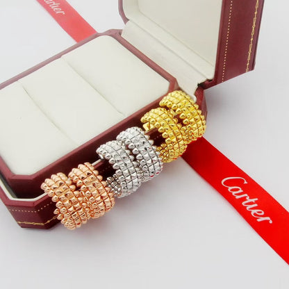 [LORA] CLASH 9.2MM DOUBLE ROW EARRINGS