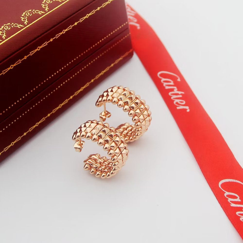 [LORA] CLASH 9.2MM DOUBLE ROW EARRINGS