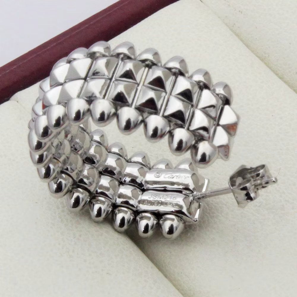 [LORA] CLASH 9.2MM DOUBLE ROW EARRINGS
