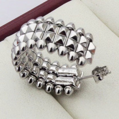 [LORA] CLASH 9.2MM DOUBLE ROW EARRINGS