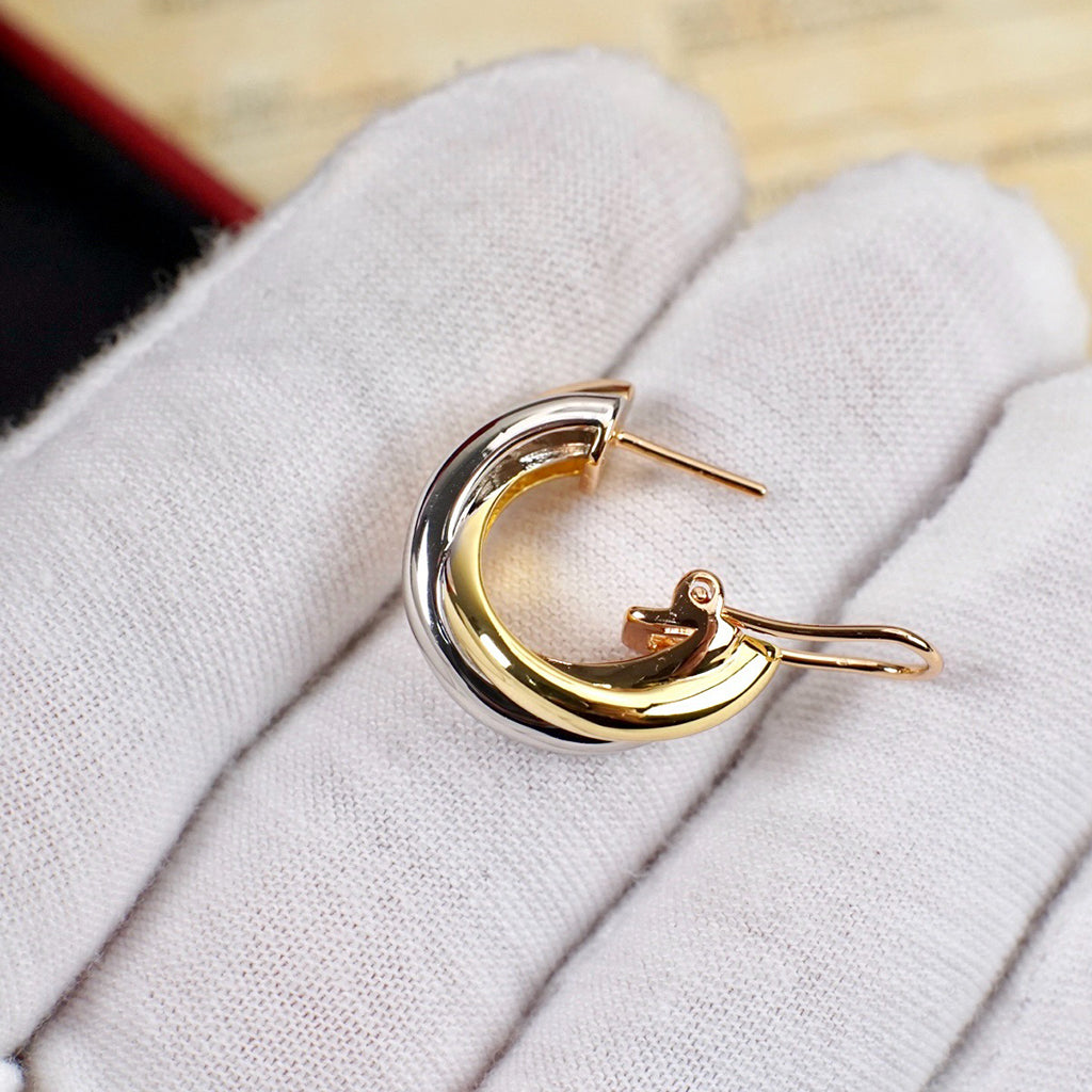[LORA] TRINITY ON DIAMOND CLASSIC EARRINGS