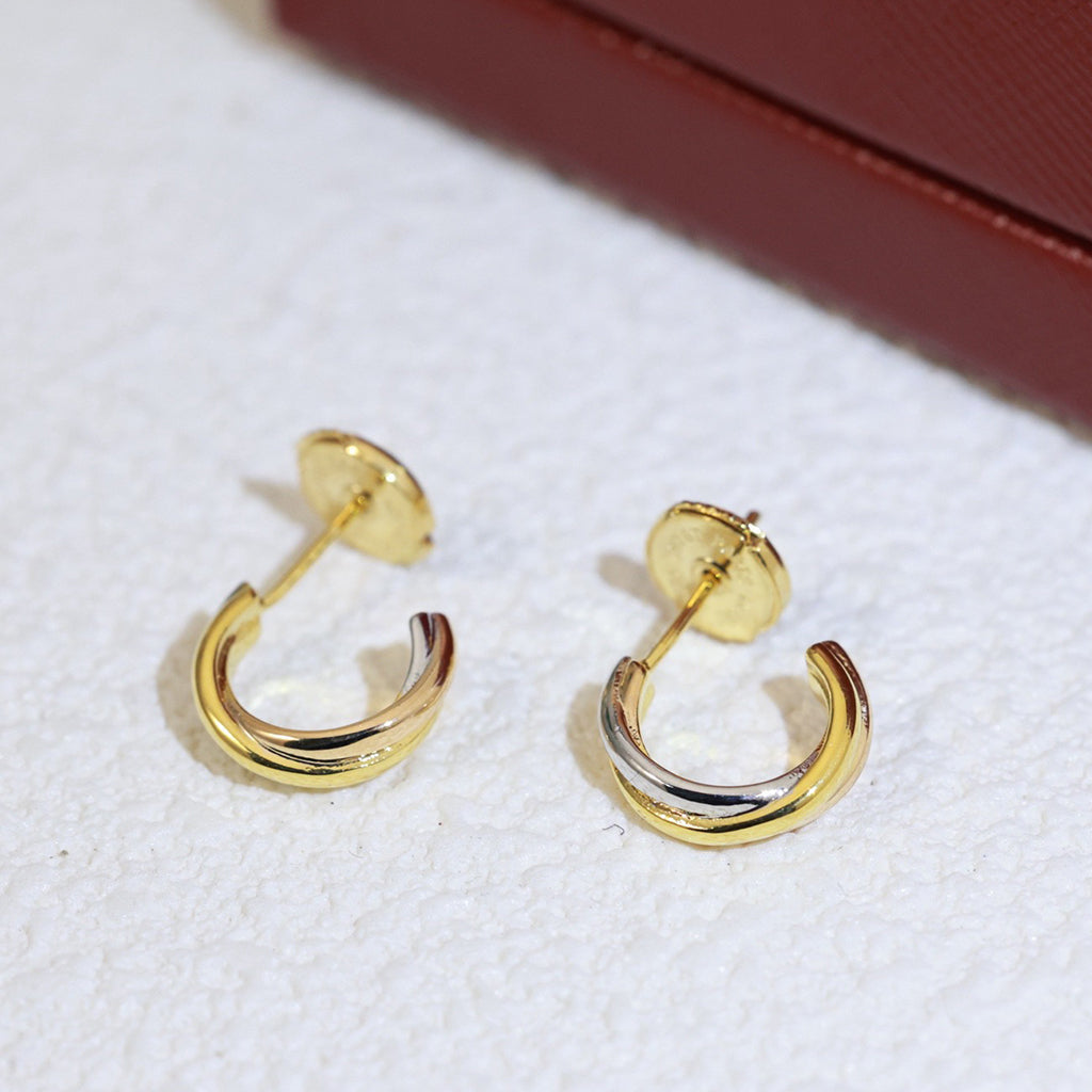 [LORA] TRINITY ON DIAMOND MINI EARRINGS
