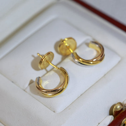 [LORA] TRINITY ON DIAMOND MINI EARRINGS