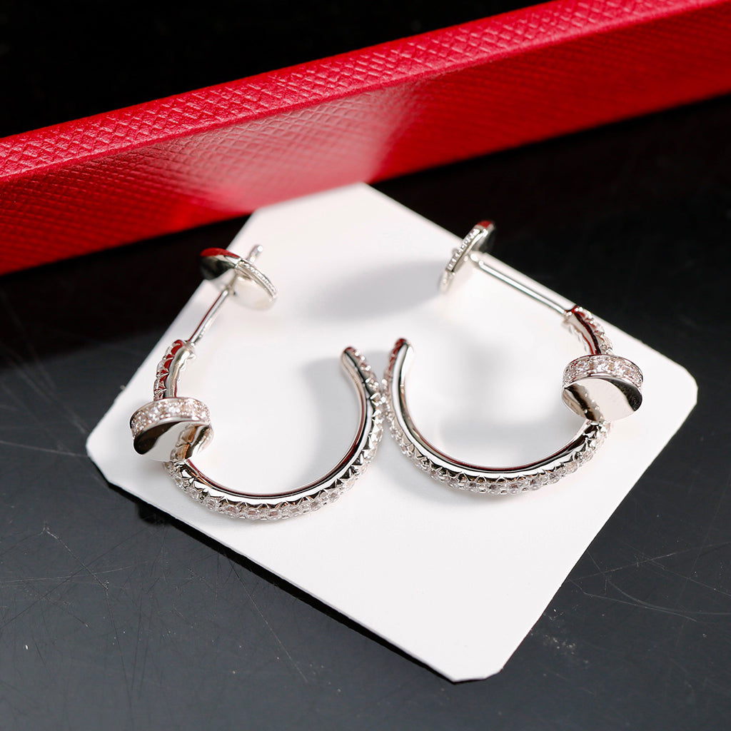 [LORA] JUSTE FULL DIAMOND SMALL EARRINGS