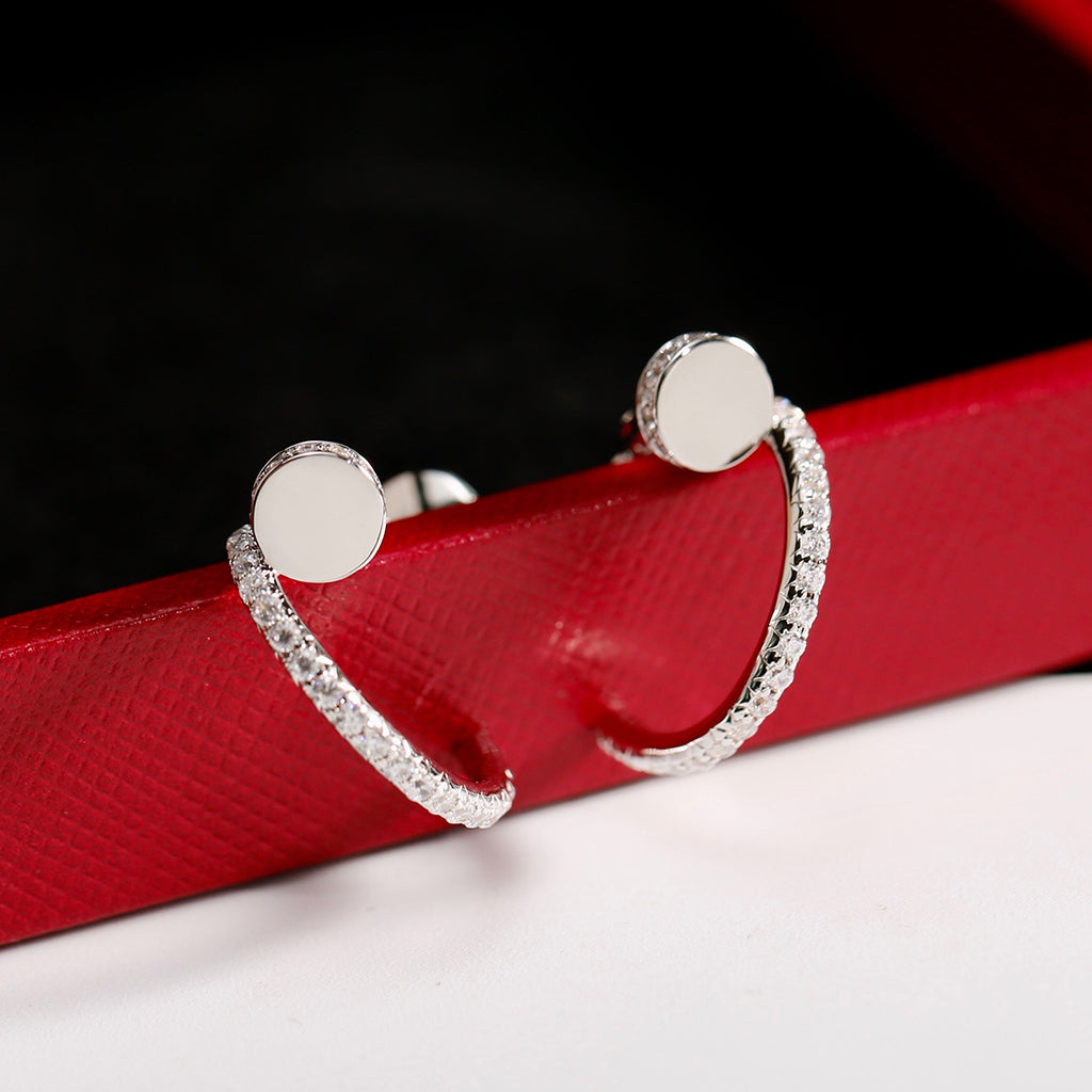 [LORA] JUSTE FULL DIAMOND SMALL EARRINGS