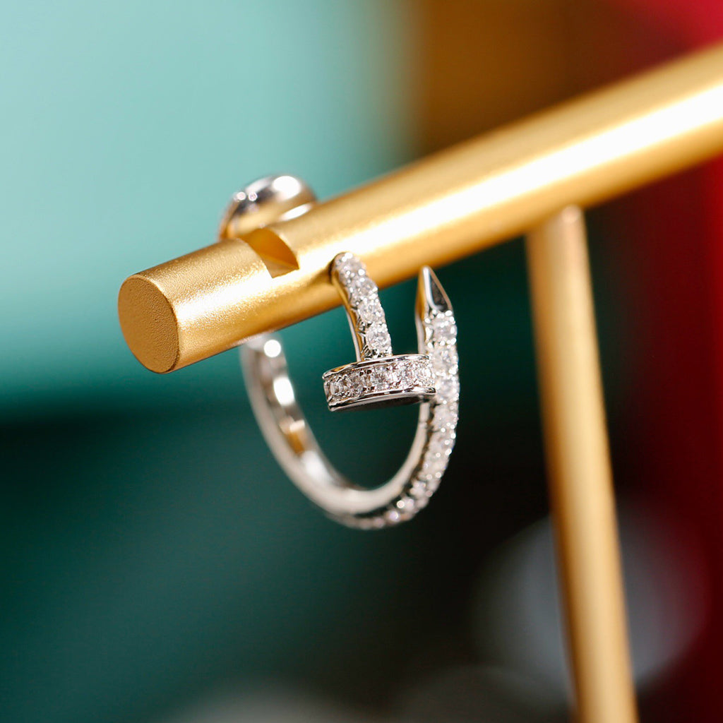 [LORA] JUSTE FULL DIAMOND SMALL EARRINGS