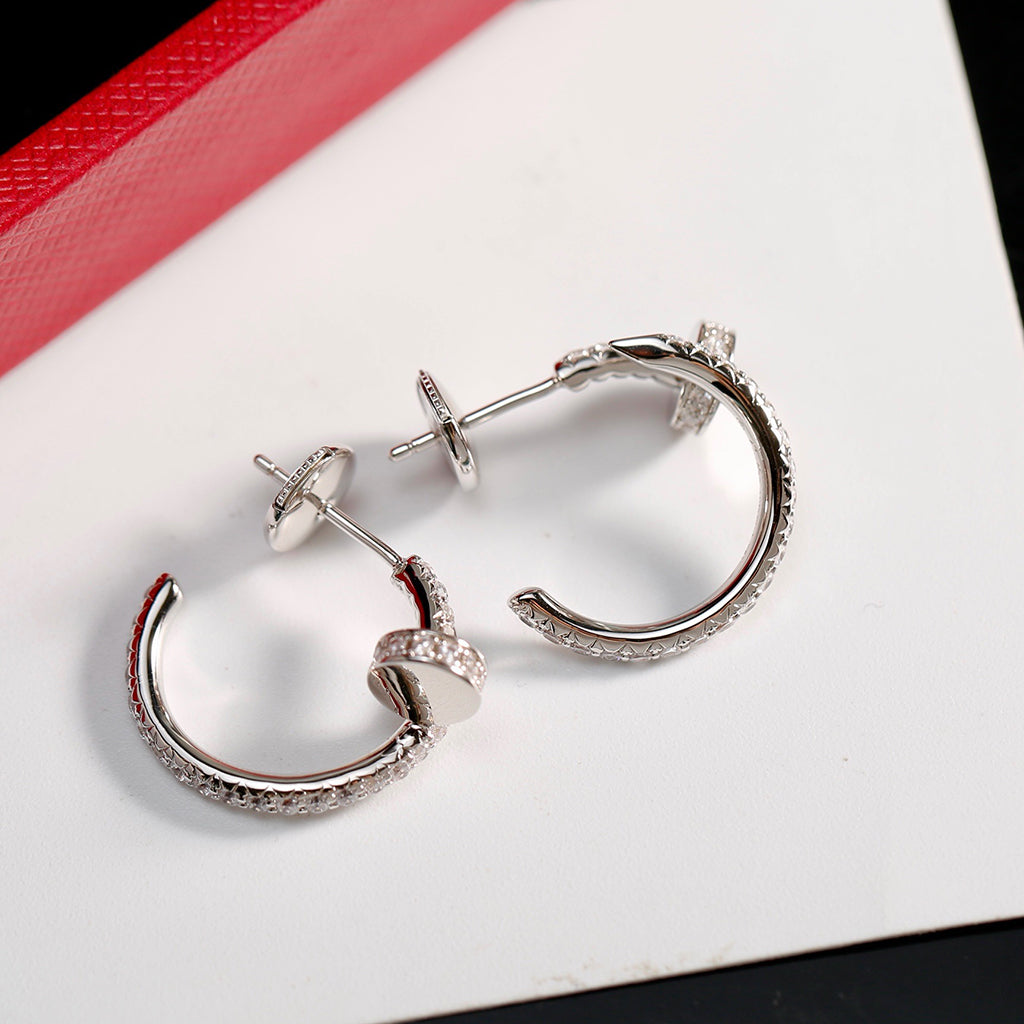 [LORA] JUSTE FULL DIAMOND SMALL EARRINGS