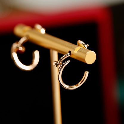 [LORA] JUSTE NO DIAMOND SMALL EARRINGS