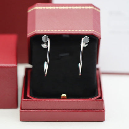 [LORA] JUSTE HALF DIAMOND LARGE EARRINGS