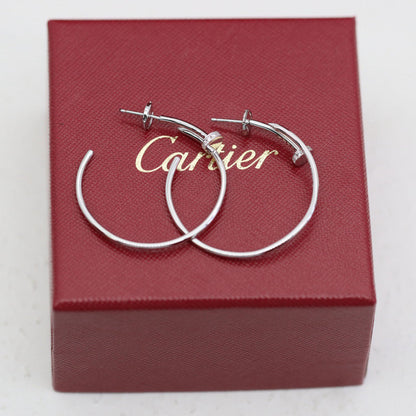 [LORA] JUSTE HALF DIAMOND LARGE EARRINGS