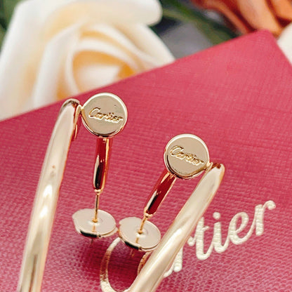 [LORA] JUSTE NO DIAMOND LARGE EARRINGS
